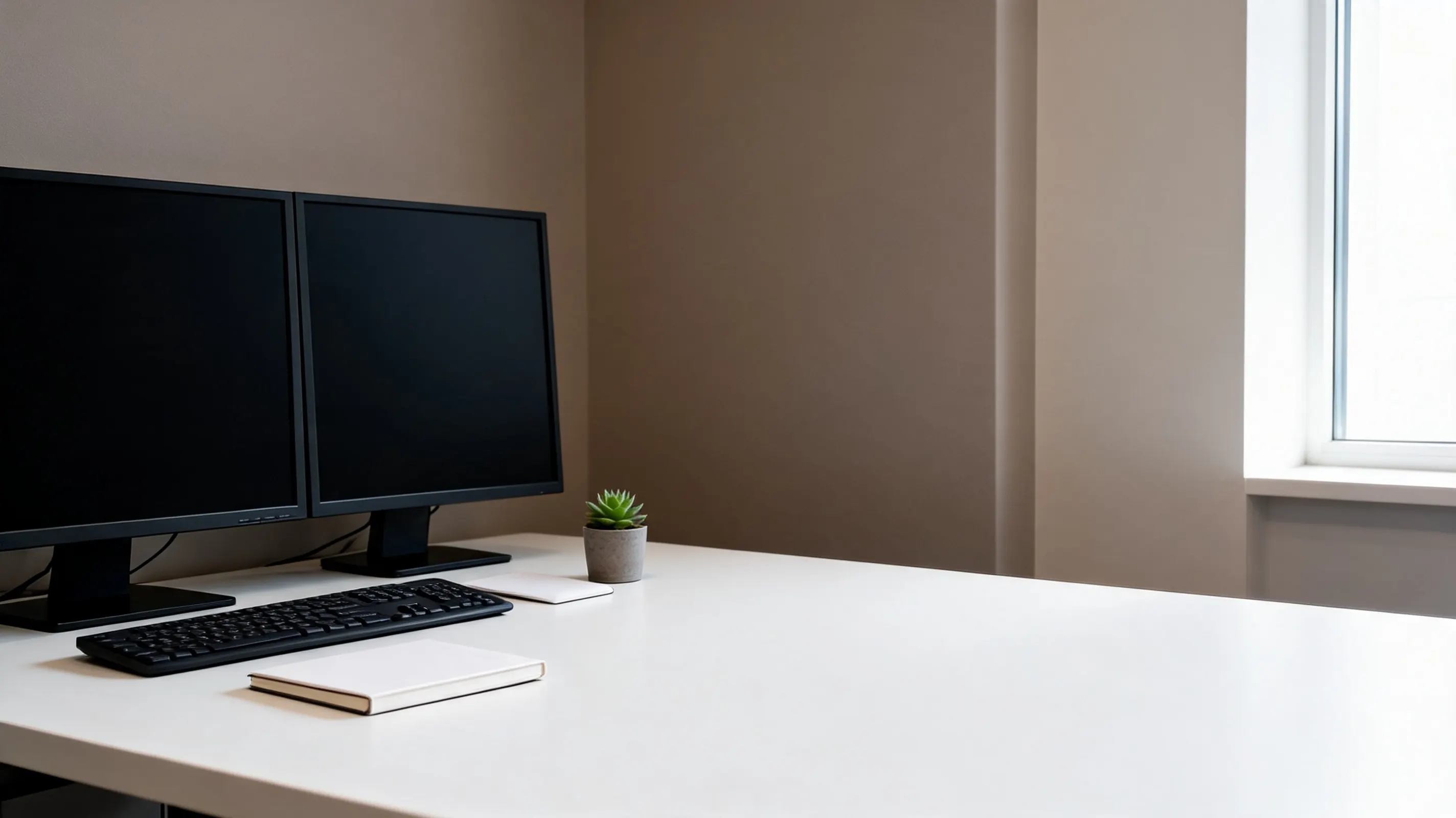 Accounts assistant workstation in a UAE office, where daily bookkeeping entries and reconciliations are prepared