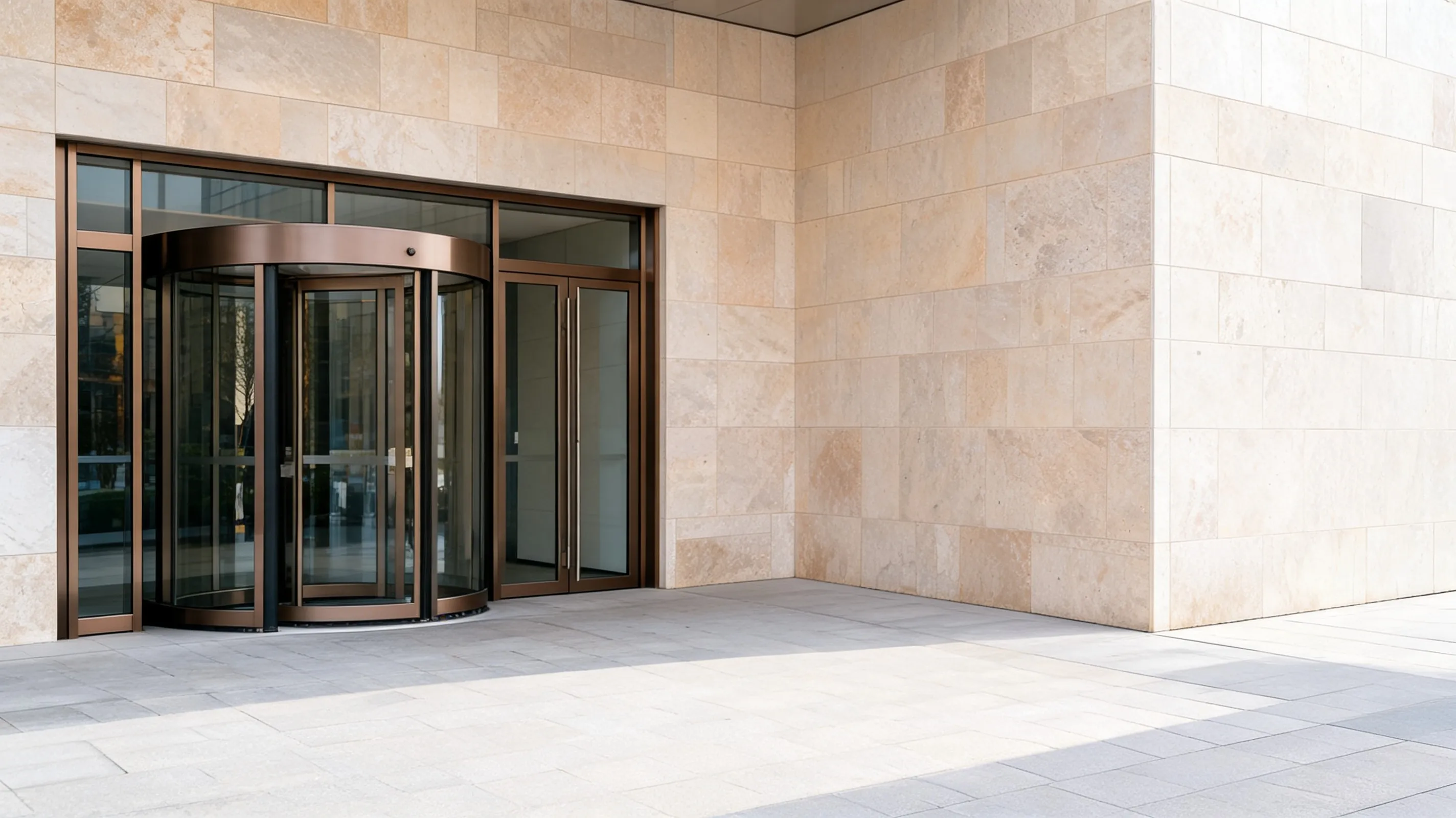 Office entrance in Abu Dhabi Global Market, where companies keep accounts under ADGM's own Companies Regulations and international accounting standards
