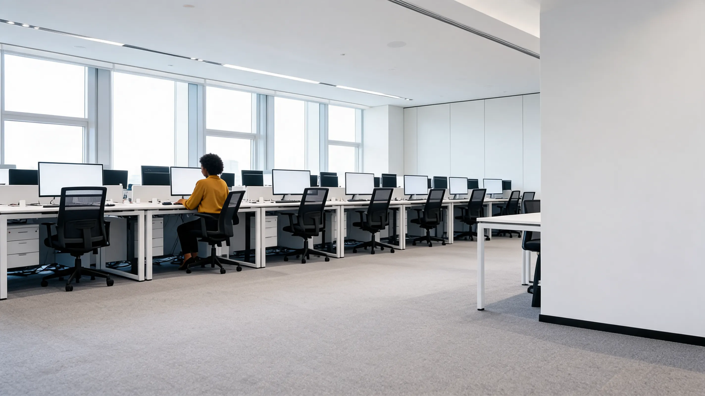 Shared workspace in Dubai used by Pakistani founders during the first months after company formation