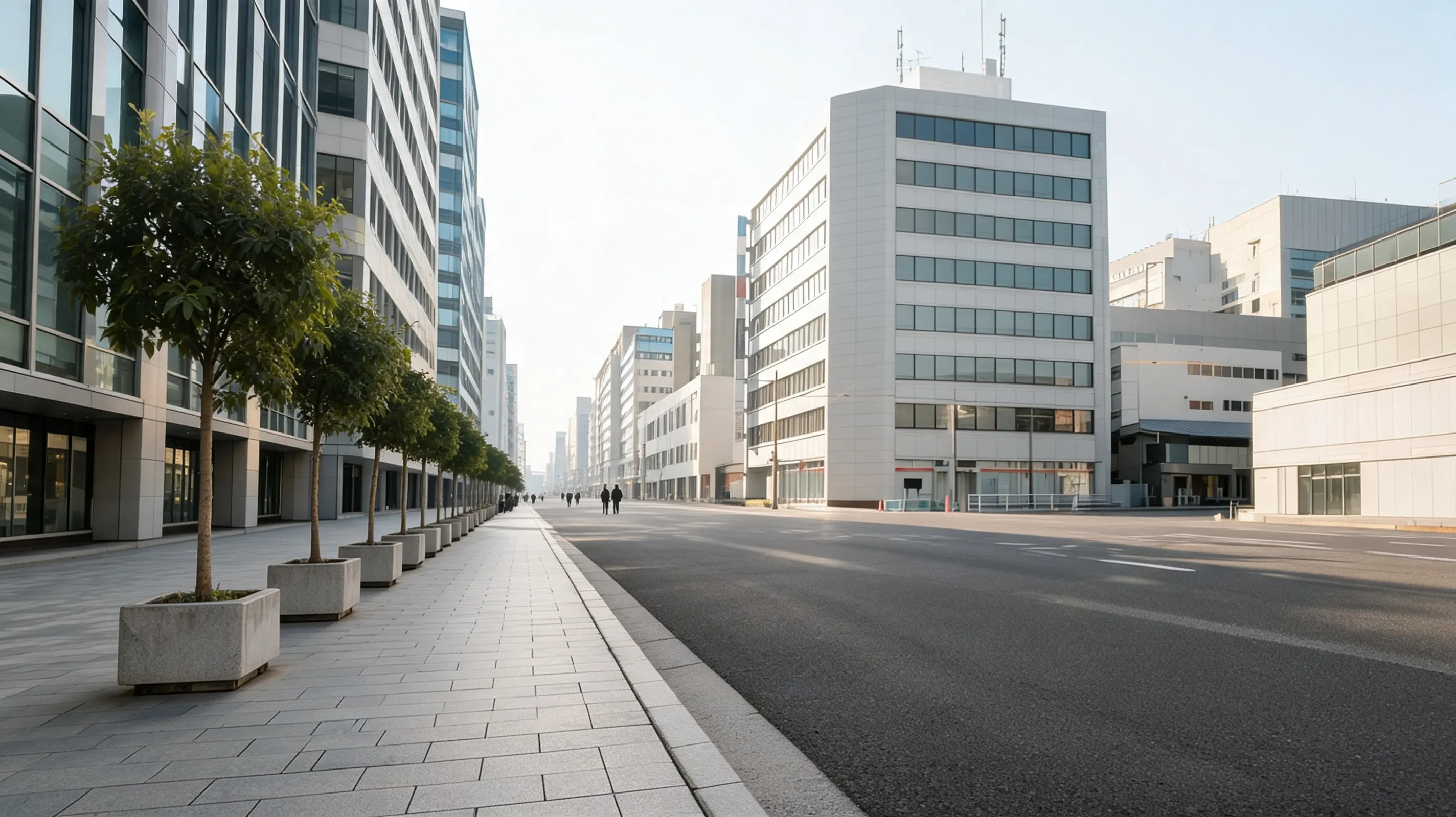 Dubai business district street, where UK founders establish a mainland or free zone company presence