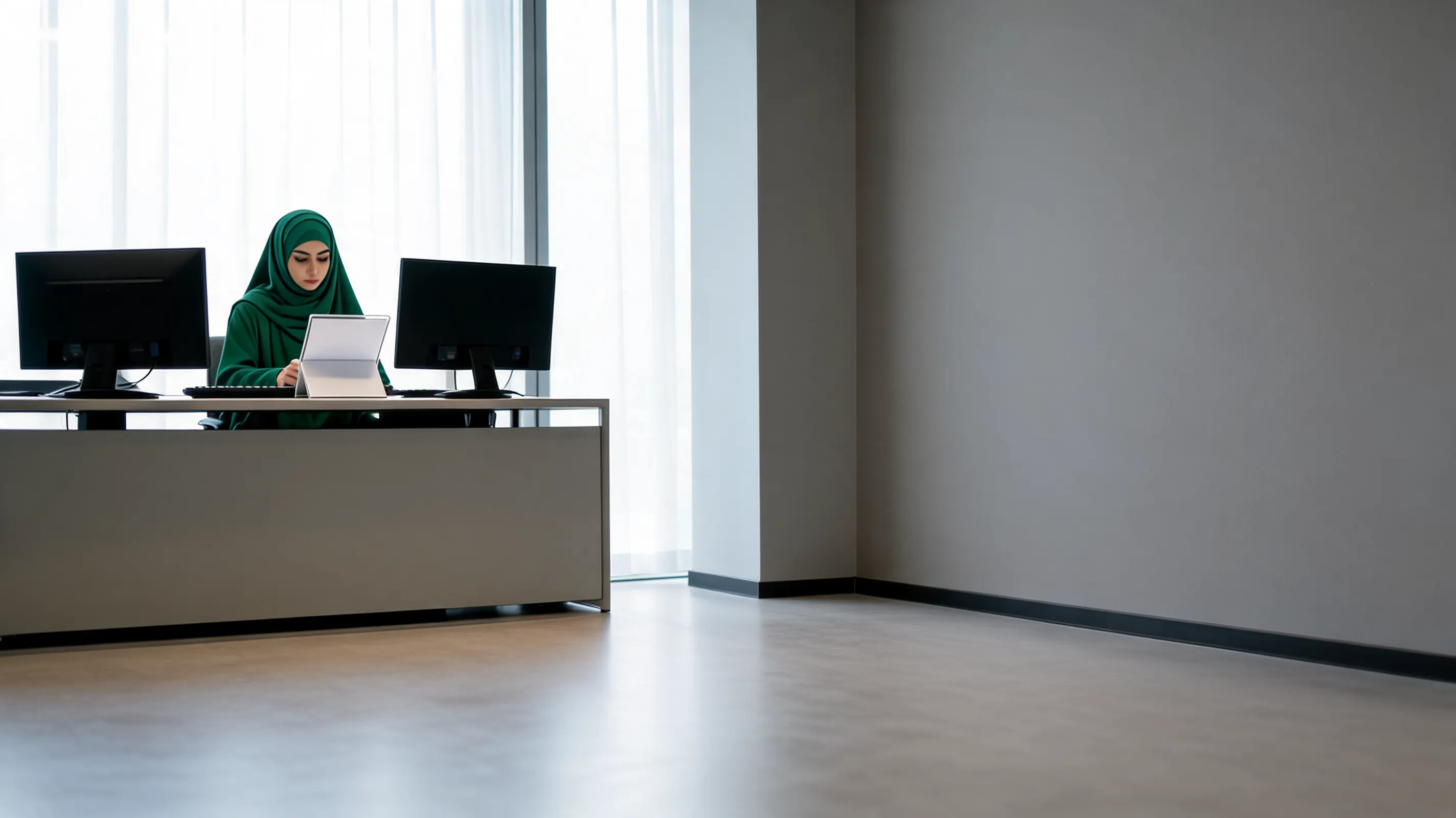 Finance workstation configured for e-invoicing, the Peppol network the UAE mandate is built on
