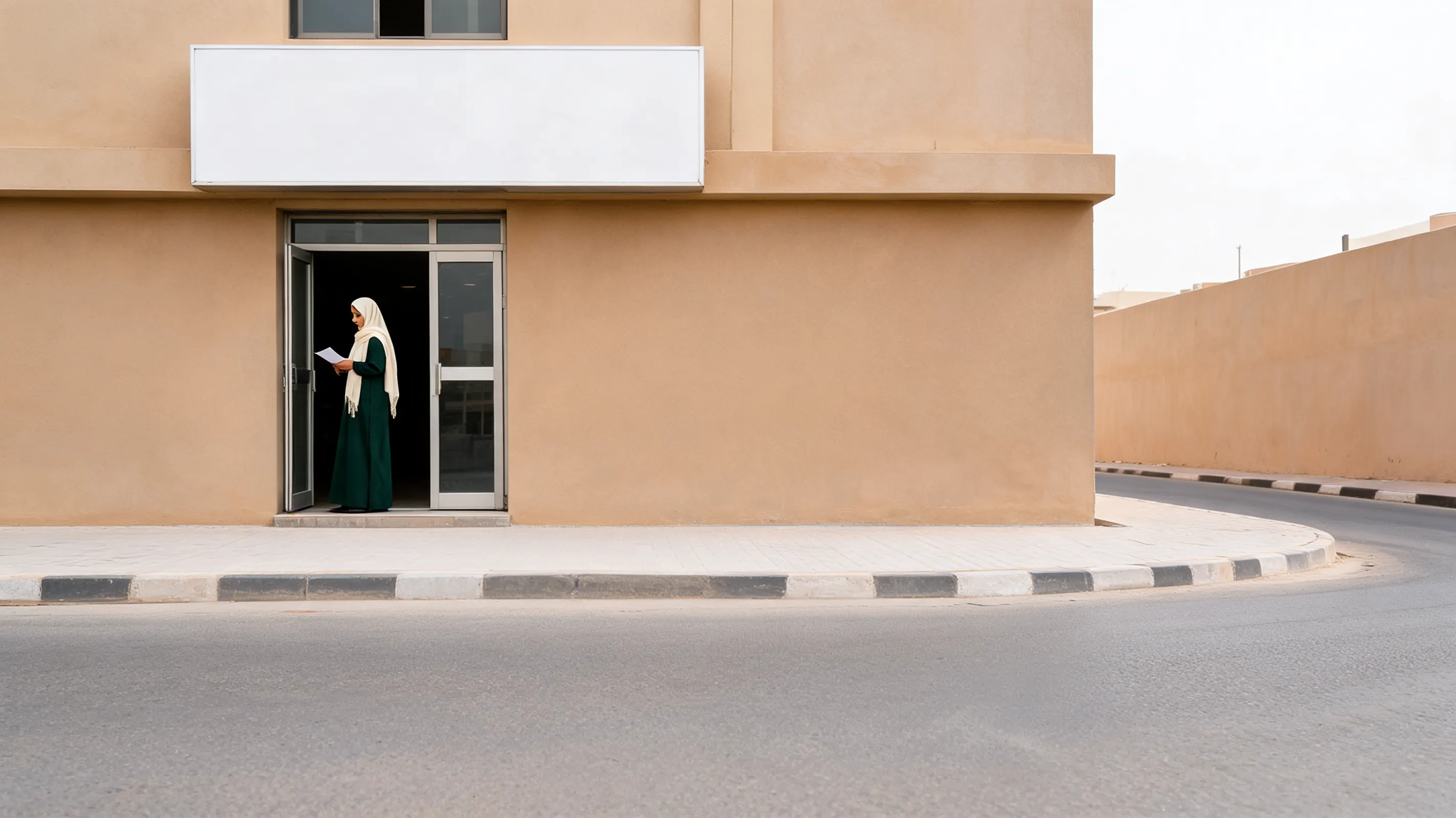 Small business premises in the UAE operating under a trade licence issued by the local economic department