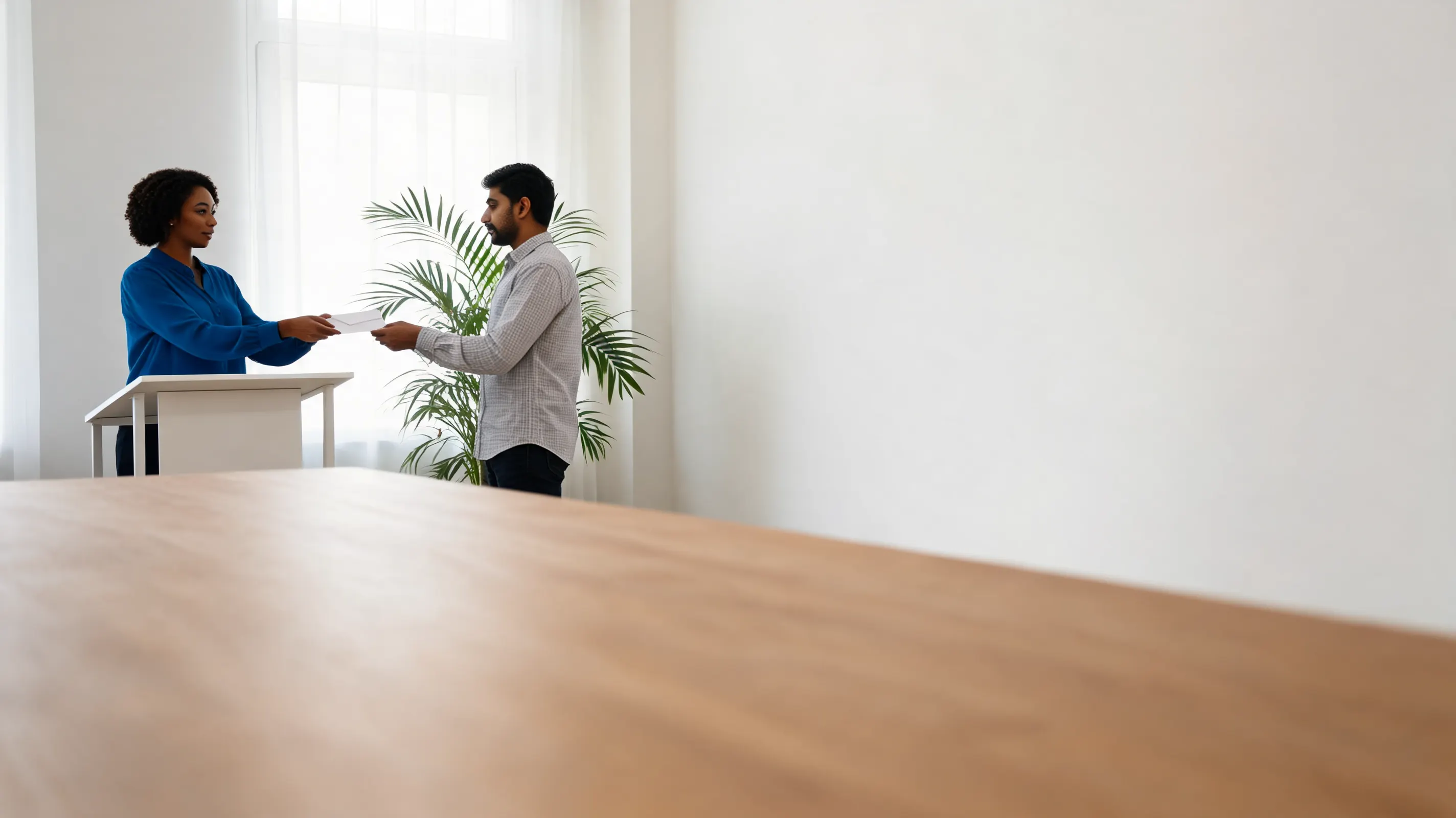 Employer handing documents to a new employee, the MoHRE obligations that carry fines when missed
