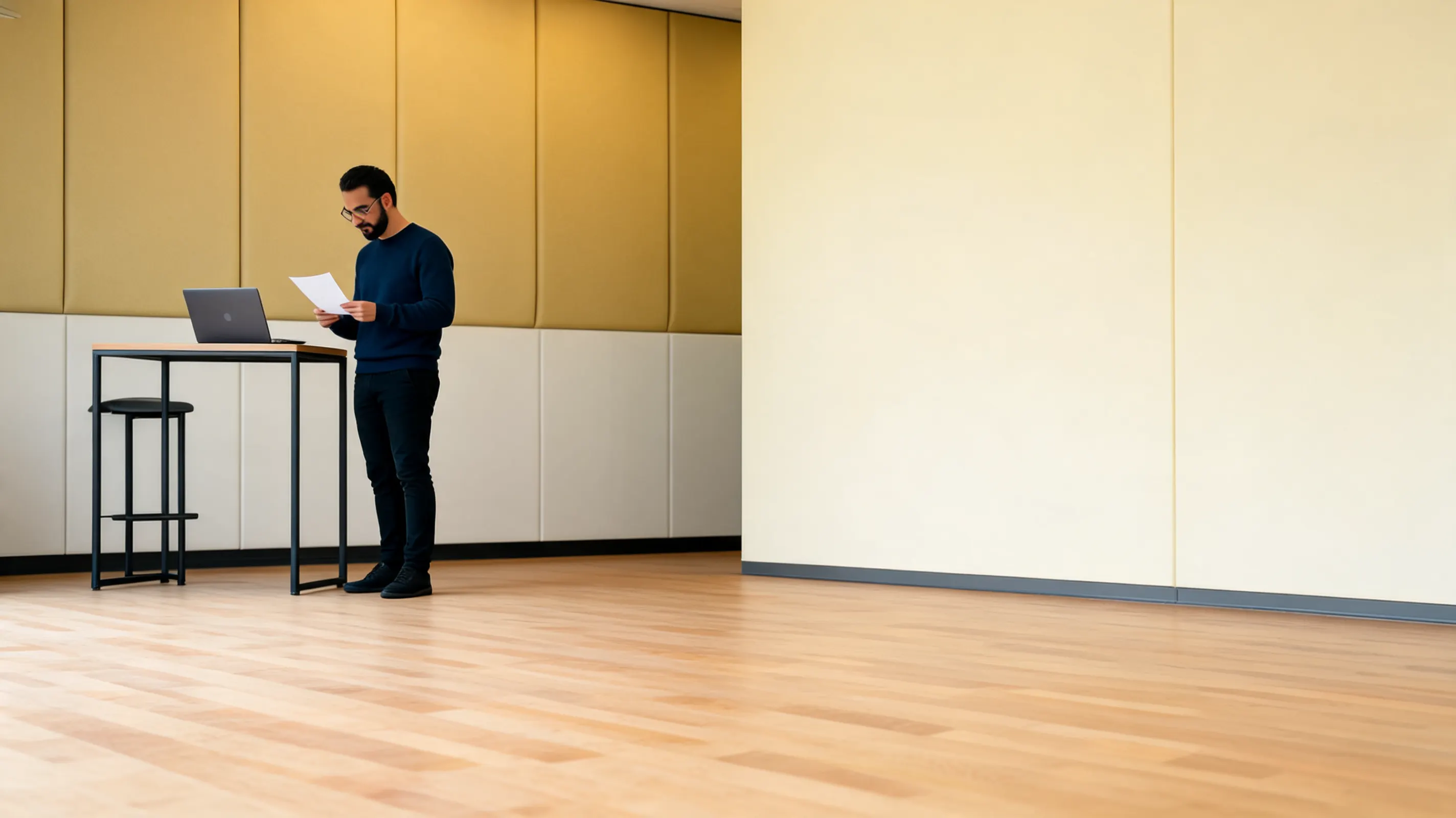 Business owner reviewing UAE VAT registration requirements, thresholds and quarterly return obligations