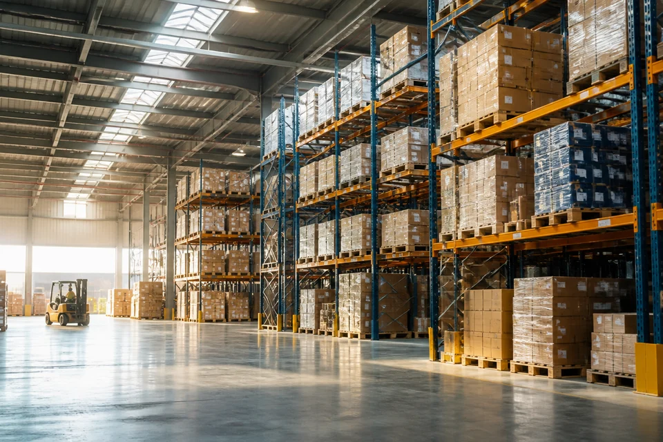 Large UAE warehouse for inventory accounting, stock reconciliation and COGS reporting
