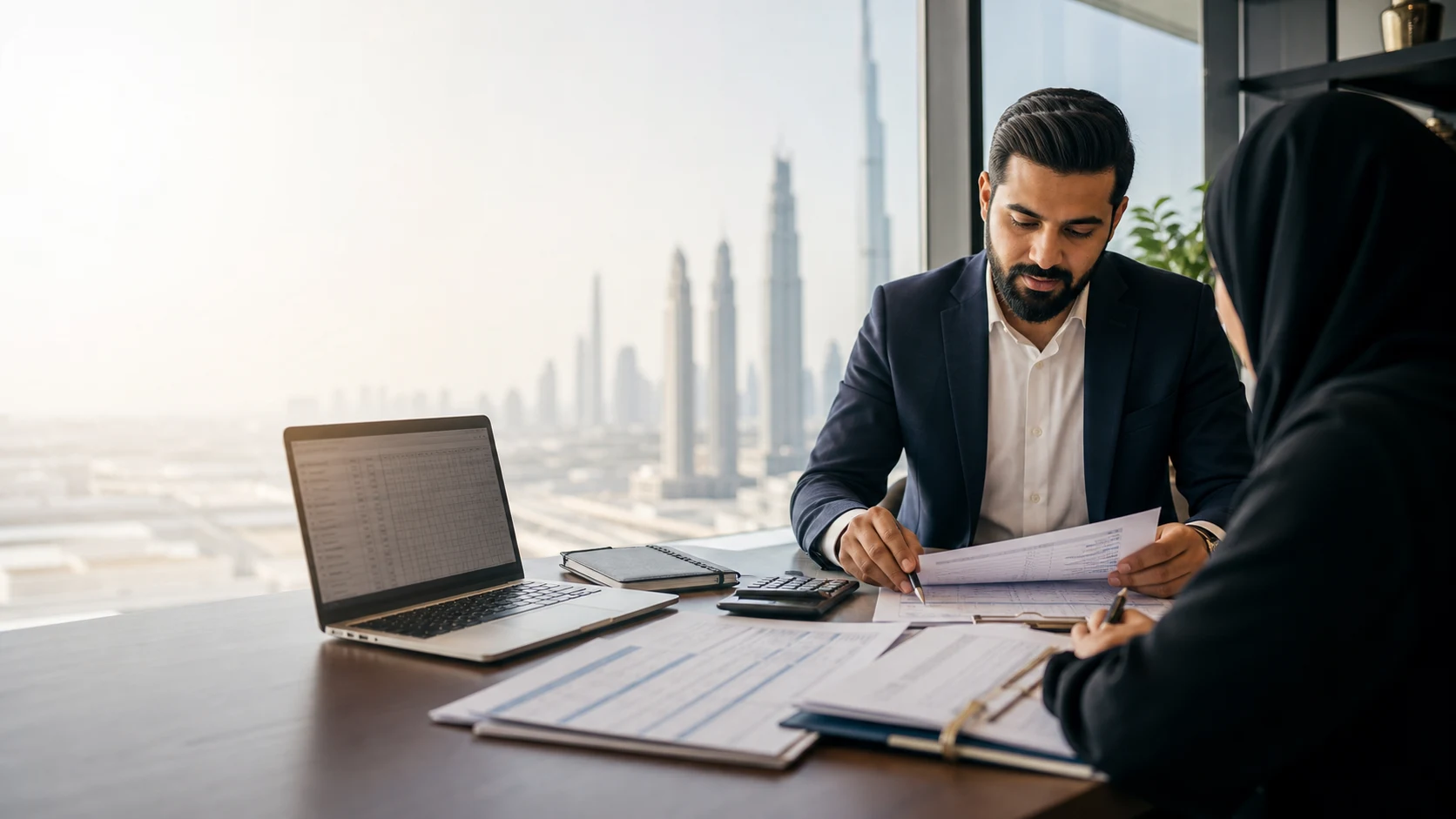 Payroll and WPS processing advisory in Dubai with salary records and WPS file review